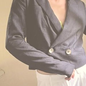 Jason Wu Linen Blend Blazer NWT